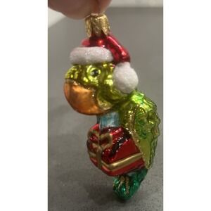 Vintage POLAND Mercury Glass Parrots Christmas Ornaments ~ 3"
